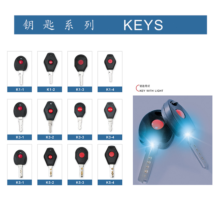 Key with light